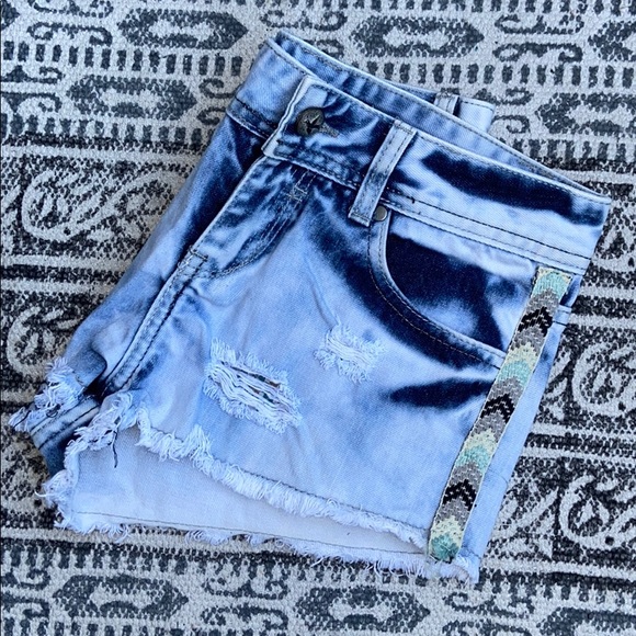 Others Follow Pants - Others Follow Bohemian denim shorts NWOT